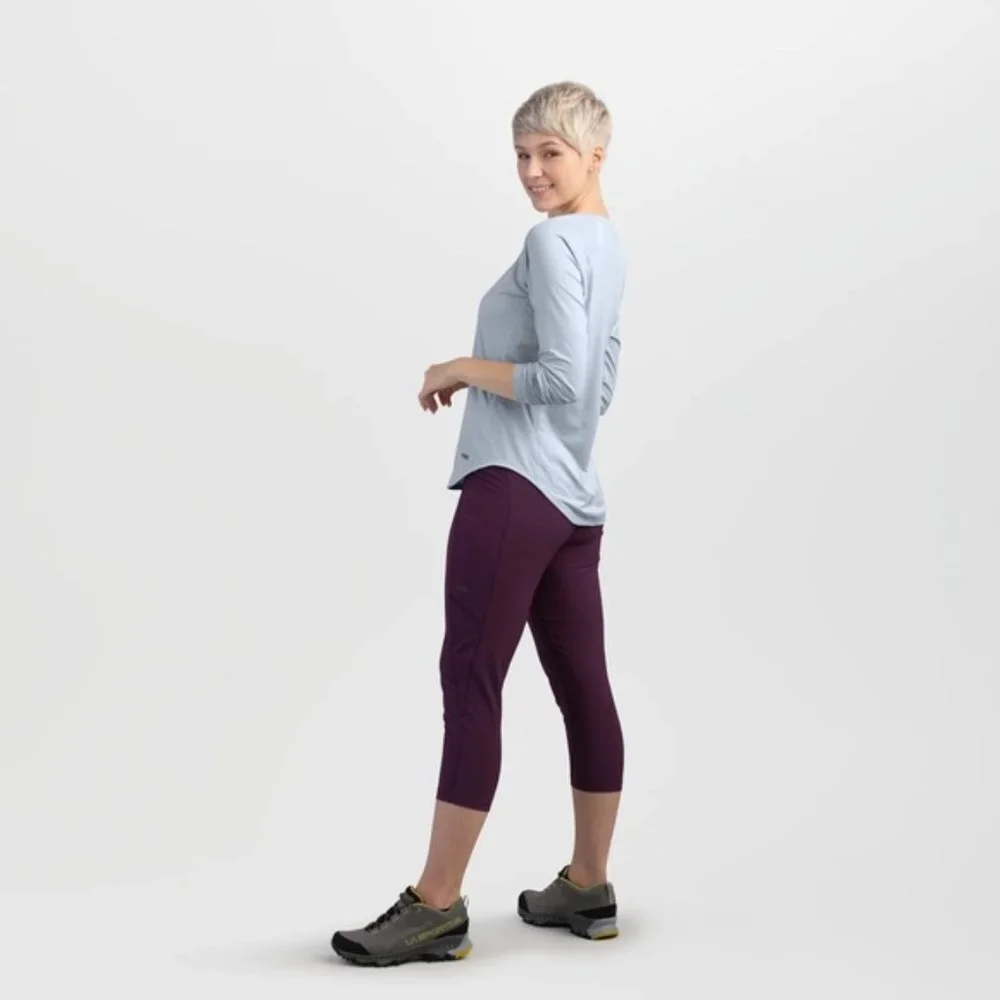 Outdoor Research Women's Argon L/S Tee Titanium NWT - Picture 3 of 8